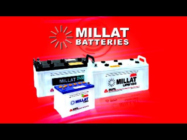 PAKISTAN KI NUMBER .1 BATTERY - '' MILLAT BATTERY ''