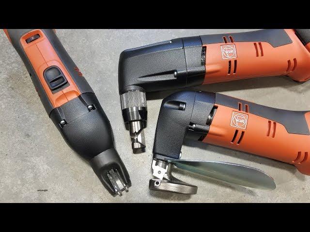 Fein Cordless Sheet Metal Shears and Nibblers - Trick-tools.com