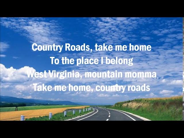 John Denver  Take Me Home, Country Roads  (The Ultimate Collection)  with Lyrics