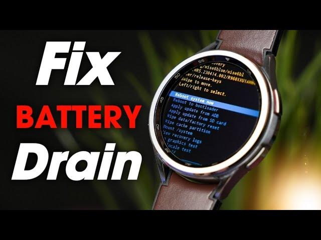 Fix Battery Drain And Lag On Samsung Galaxy Watch 6!! Plus Giveaway Of A Premium Watch Face