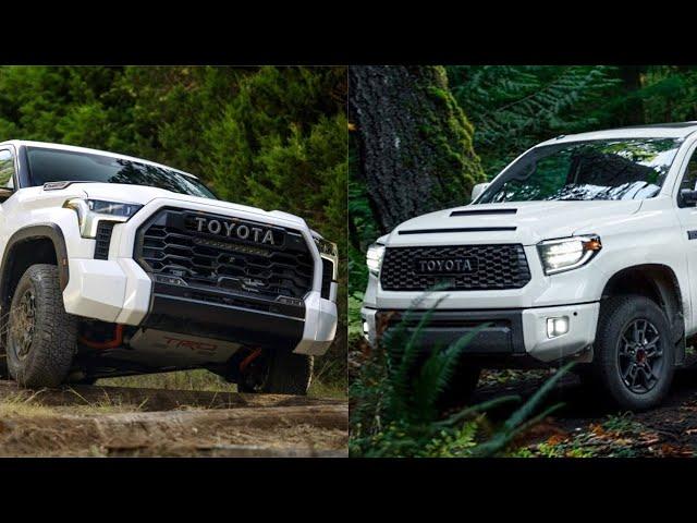 2022 Toyota Tundra TRD Pro vs Old Toyota Tundra TRD Pro