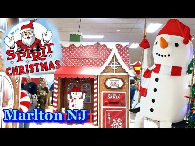 Spirit Christmas Store Tour in Marlton, NJ! Surprise Visit from Santa Claus! 