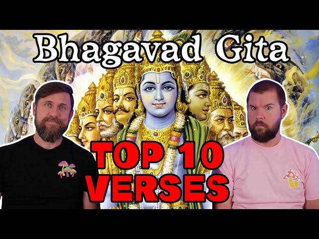 Bhagavad Gita Lessons | Top 10 Life Changing Verses | Swami Mukundananda REACTION By Foreigners