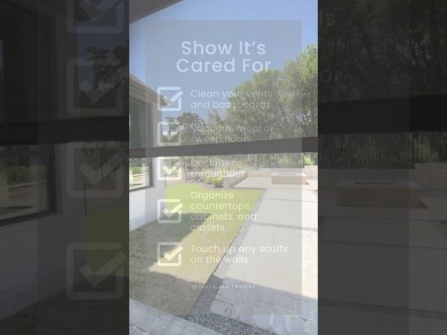 A Checklist for Selling your House