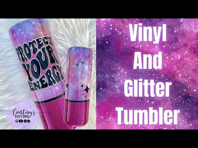 Vinyl and Glitter Tumbler Tutorial