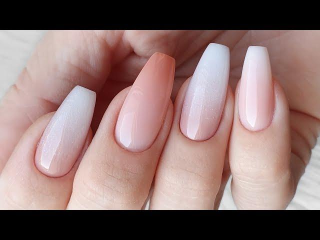 BEST WEDDING NAILS  MERLIN NAILS INSPIRATION FRENCH OMBRE ELEGANT NAILS