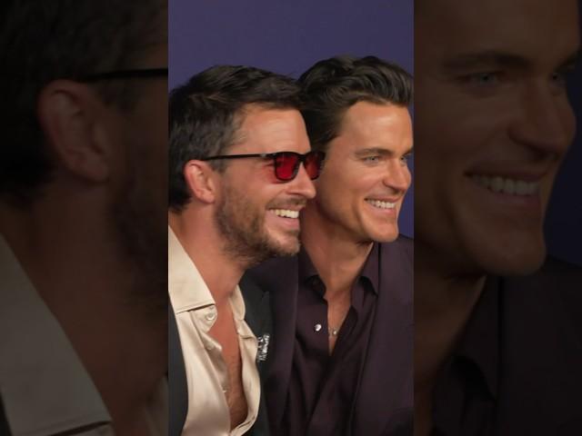 Jonathan Bailey & Matt Bomer at the Emmys 