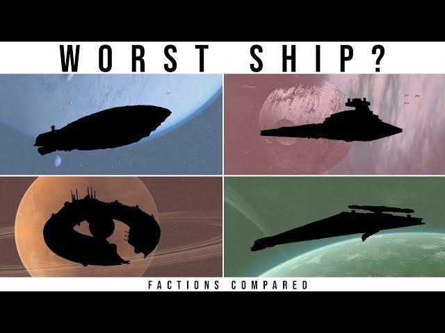 Which Star Wars Faction has the WORST CAPITAL SHIP? | Star Wars Factions Compared