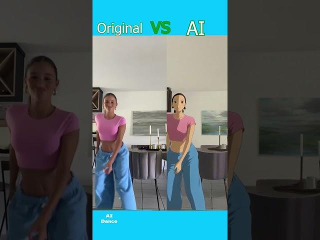 Pop like this pt. 2 (slowed) Tyla dance AI Dance Version #shorts #tiktok