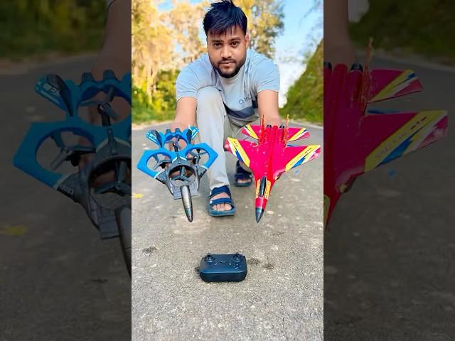 Remote Control Fighter jet ️ RC drone Flying Testing 