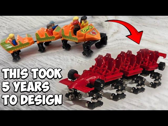 Making A Super Realistic K'nex Roller Coaster Train (3D Printed)