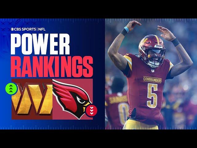 NFL Power Rankings Week 17: Commanders thriving down the stretch, Cardinals playoff hopes end