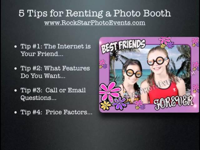 Los Angeles Photo Booth Rental - 5 Tips for Renting a Photo Booth in Los Angeles