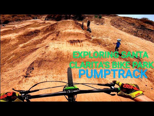 SANTA CLARITA BIKE PARK / MTB PUMP TRACK / BLUE AND RED TRAILS