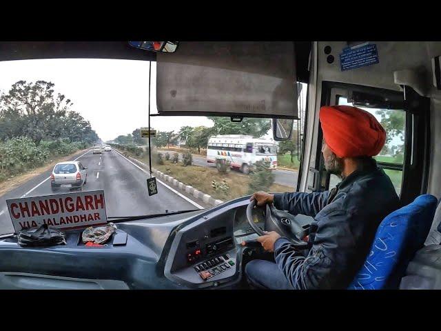 EXTREMELY AGGRESSIVE SARDAAR JI Driving Asia's Longest Mercedes Benz Bus at NH 3