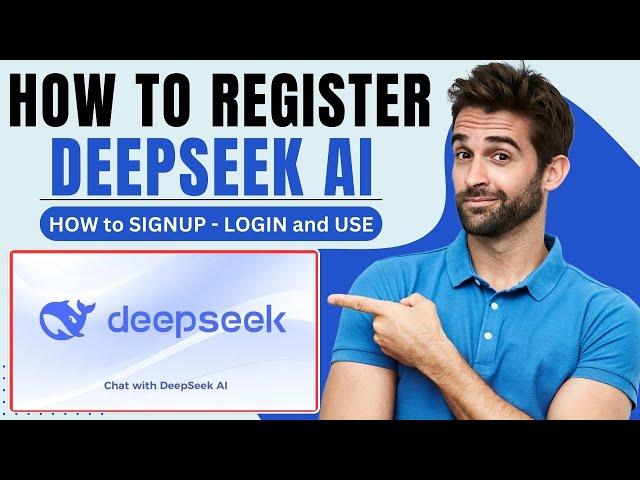 How to create DeepSeek Account || How to Sign Up for Deepseek, How to register Deepseek