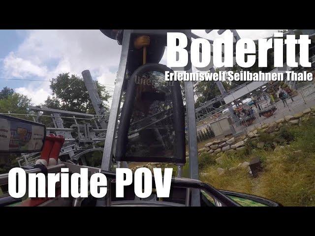 Boderitt [Erlebniswelt Seilbahnen Thale] Wiegand Hexenbesen | Onride POV