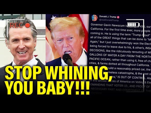 PSYCHOTIC Trump Starts ATTACKING California…AGAIN?!!