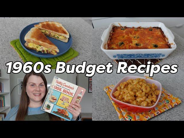 1960s BUDGET RECIPES  Money Saving Meals for Families