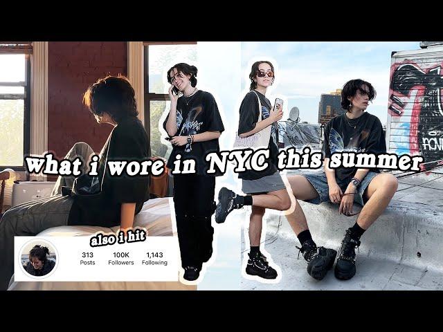 outfits i've *ACTUALLY* worn in NYC this summer 