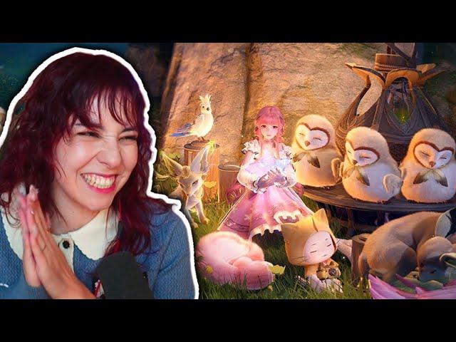 THIS IS SOOO CUTE!!!! - Reacting to Infinity Nikki Gameplay Overview Trailer