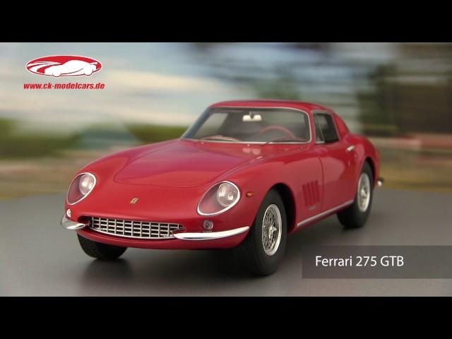 ck-modelcars-video: Ferrari 275 GTB rot 1:18 CMR