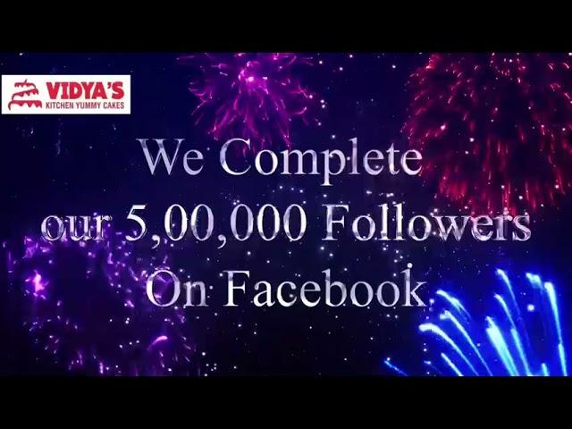 5,00,000 Followers on Fb 