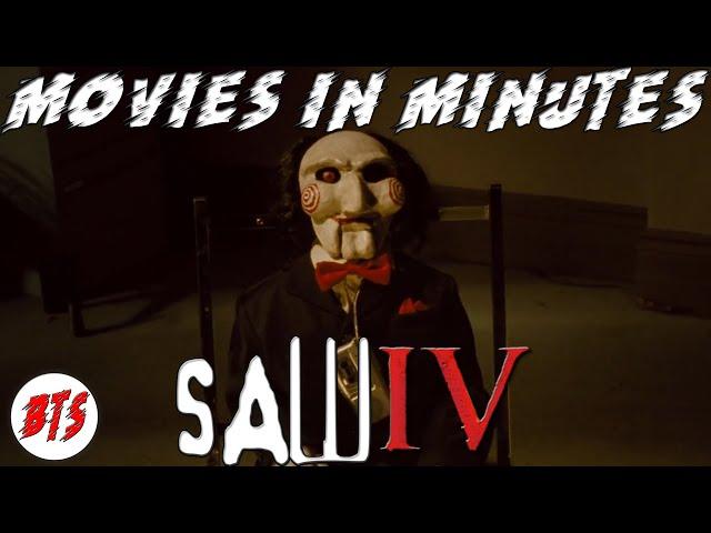 Saw IV (2007) in 12 Minutes | Movies In Minutes