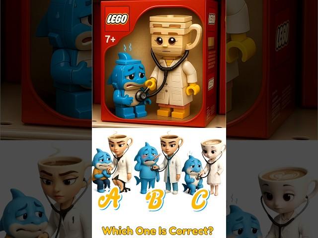 Unboxing Tralalero Tralala X ballerina cappucina Lego Toys - which one is correct? #memes #shorts