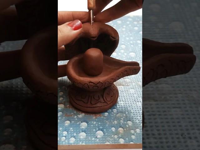 DIY Clay Shivling Making Time-lapse || Shivling Smoke Fountain Making With Mud..