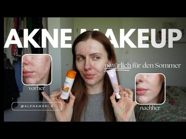 Natürliches Akne Sommer Makeup