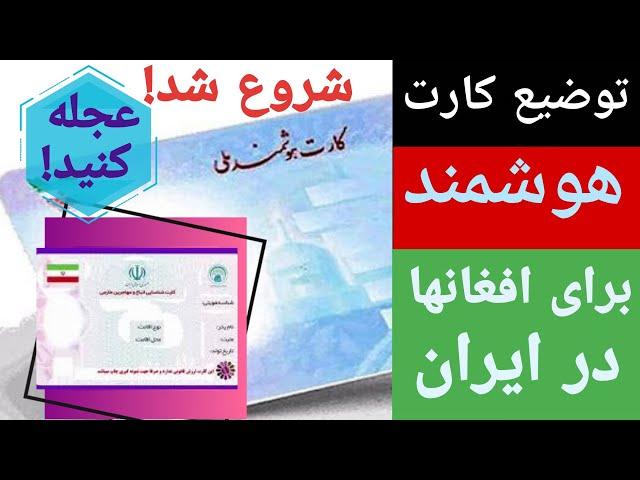 آغاز توزیع کارت هوشمند برای مهاجرین افغانستان ساکن ایران