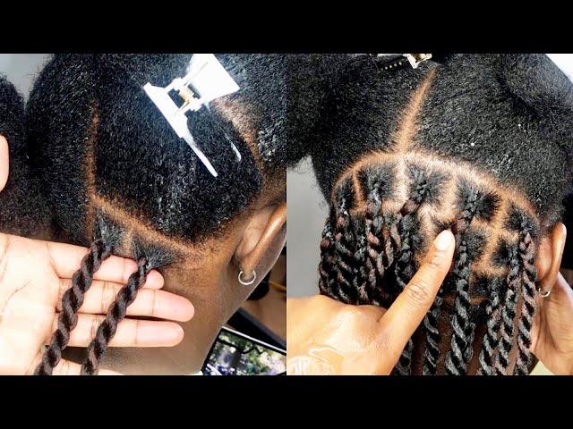 TWIST CLASS: Multiple ways to start twist, twist from the root, Knotless twist + box braids twist