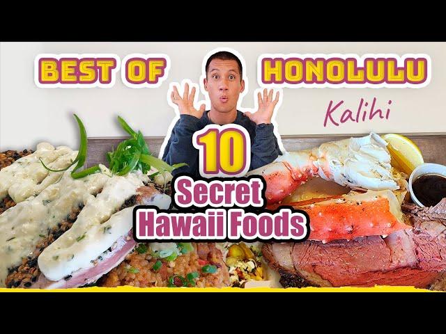 ULTIMATE FOOD TOUR IN HONOLULU - 10 Best Secret Hawaii Foods in Kalihi: Foods You Must Eat in Oahu