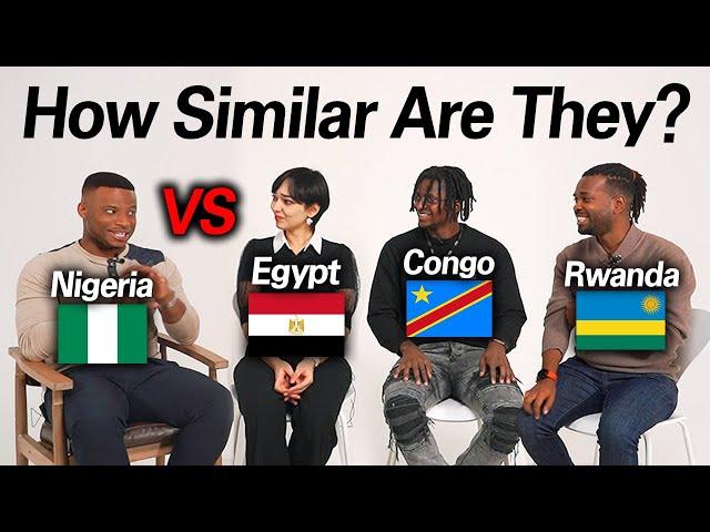 Can African Countries Understand Each Other? (Egypt, Nigeria, Democratic Republic of Congo, Rwanda)