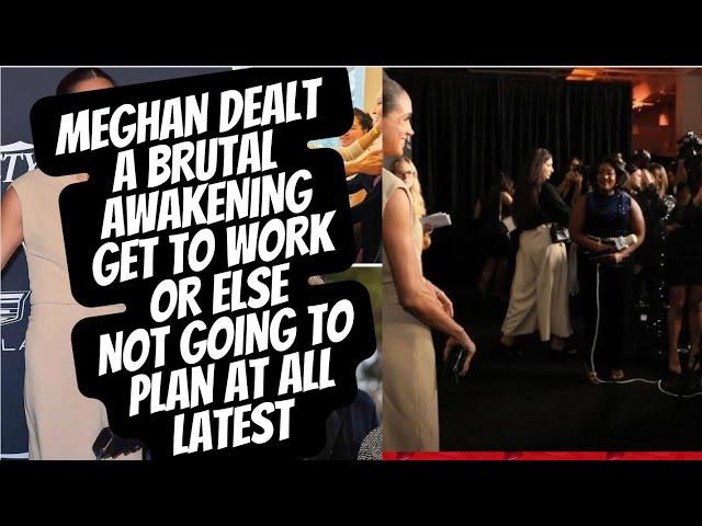 MEGHAN - THE BRUTAL WORLD OF WORK - NOT GOING TO PLAN - BOSSES FUME #meghan #meghanmarkle #royal