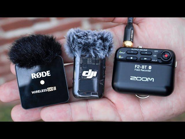 DJI Mic 2 vs Zoom F2 & RODE Wireless GO 2: 32bit Float Audio Quality Test