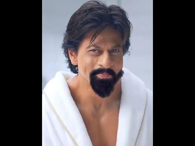 Shah Rukh Khan in Beard|| Beard Art || srk || #srk #shorts #bollywood #beard #style #ashortaday