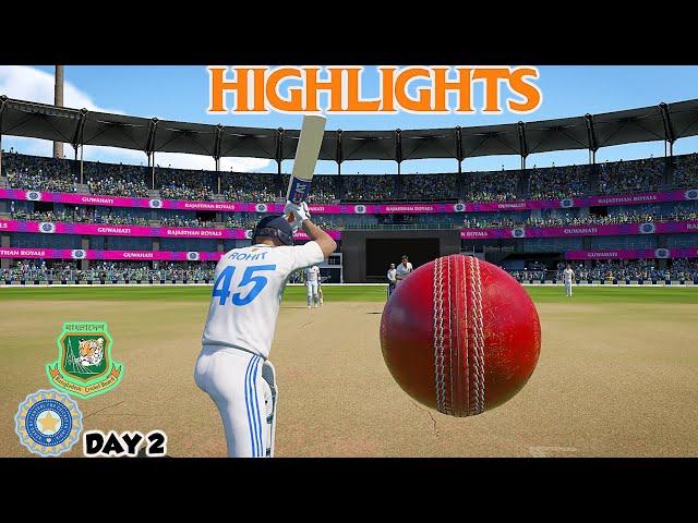 India Vs Bangladesh  Day 2, First Test - M. A. Chidambaram Stadium #highlights #cricket24