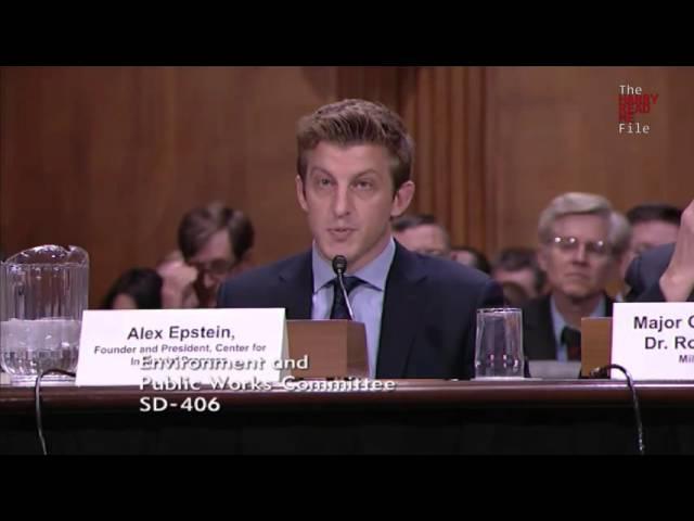 Alex Epstein to Senate democrats: '[Your climate] actions will cause billions to suffer'