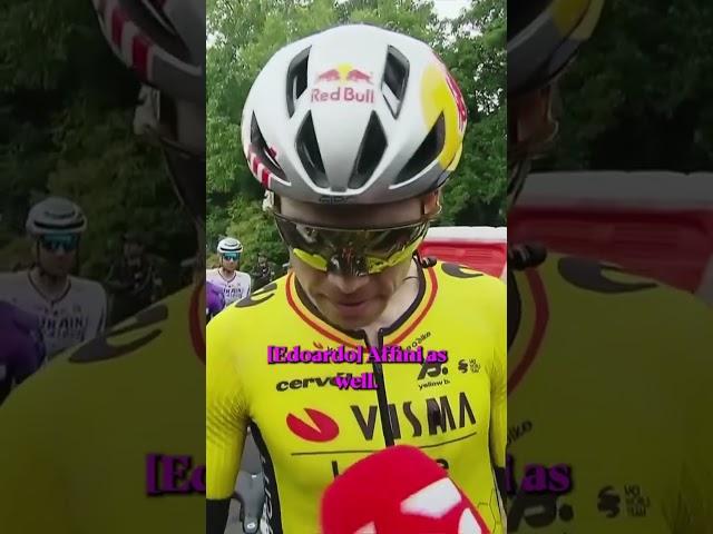 Hear from a mightily impressive Wout van Aert on how Visma Lease a bike dominated the final metres 