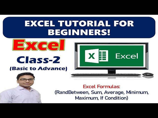 Excel Classes Tutorial Basic to Advance | Microsoft Excel Course | Class-2