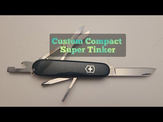 Custom Victorinox Compact Super Tinker, with leatherman exchanger!