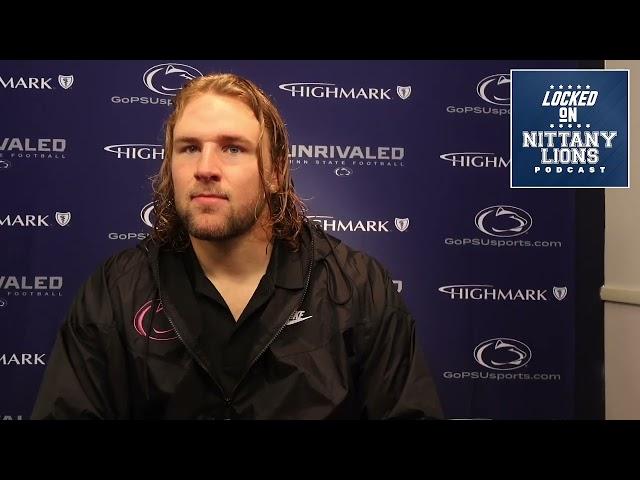 Penn State TE Tyler Warren talks 21-7 win over Illinois, being a weapon in the Penn State offense