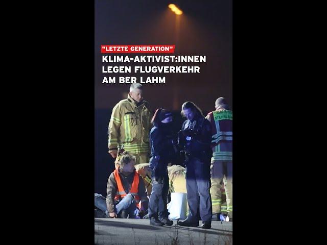 Klimaprotestler legen Flughafen Berlin Brandenburg lahm