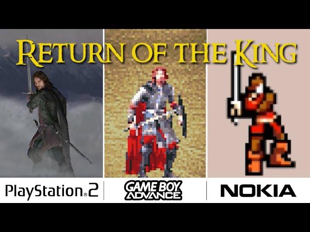 Comparing Every Version of Lord of the Rings: Return of the King Game | FLANDREW