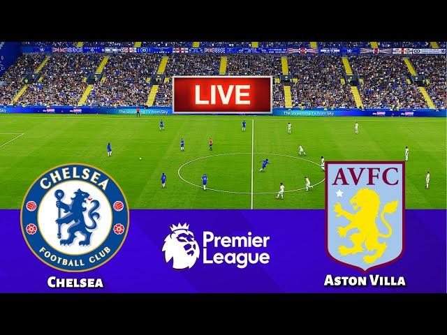 Chelsea vs Aston Villa - Premier League 2024 || Live Football Match | PES 21