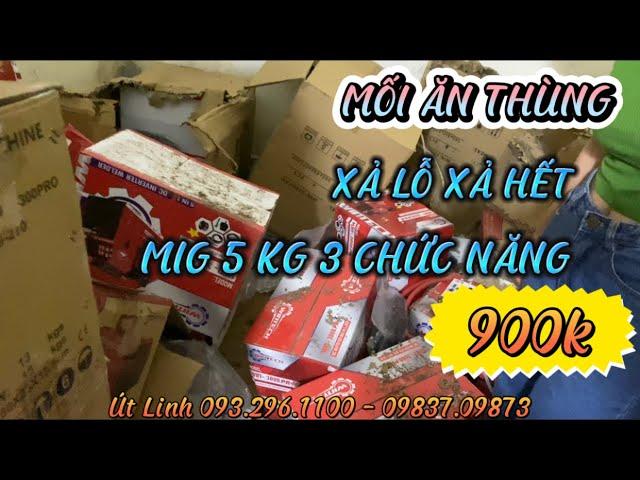 XẢ HẾT CỰC RẺ Máy hàn mig 5kg bị mối ăn thùng, không còn gì để mất #mayhan #mayhanmig #wintech #kobe