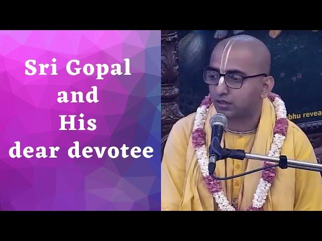 H.G. Prem Kishor Prabhu | Sri Gopal and His dear devotee | ISKCON Chowpatty