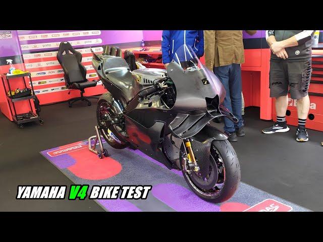 HUGE NEWS for Yamaha and Pramac Finally Tests V4 Bike, Surprising Bagnaia & Marquez MotoGP News 2024